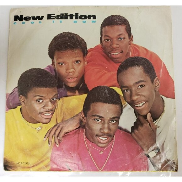 Record 45 RPM Vinyl  New Edition- Cool It Now VINTAGE 1984 - Picture 1 of 7